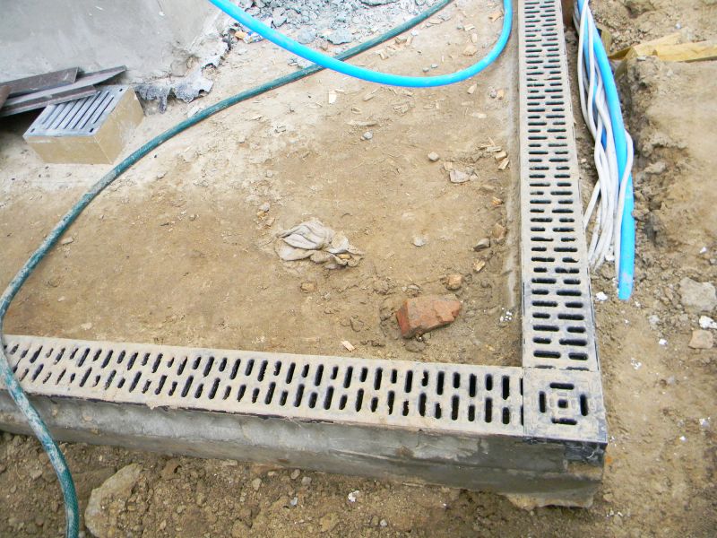 Grated Drain Installation