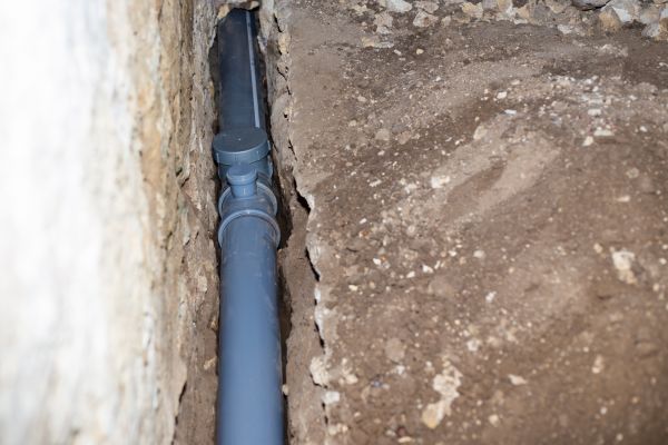 Drain Line Installation in Fargo