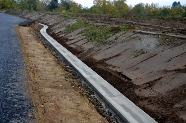 Slope Drainage Installation in Fargo