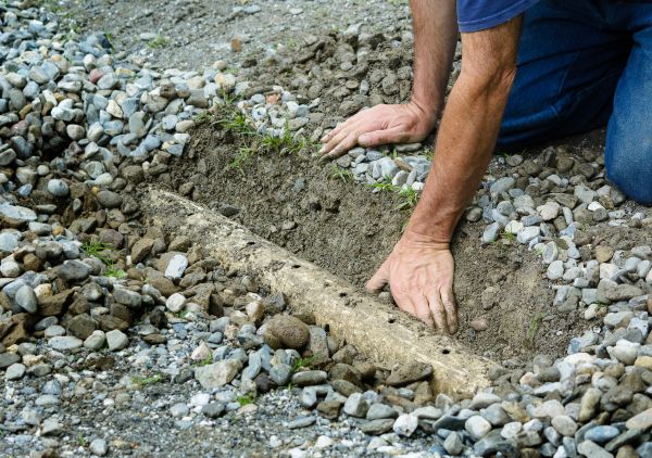 French Ditch Installation in Fargo