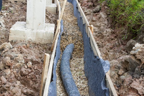 French Drain Installation in Fargo